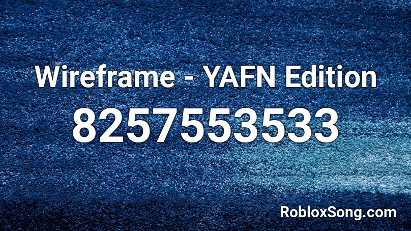 Wireframe - FNB Edition Roblox ID