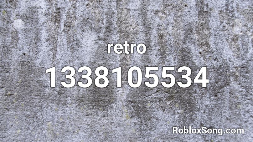 retro Roblox ID