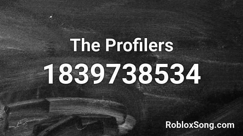 The Profilers Roblox ID