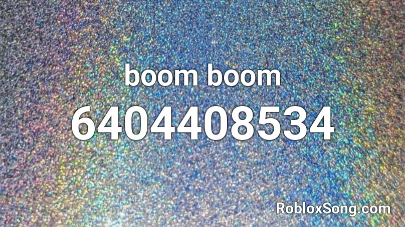bboom bboom roblox id