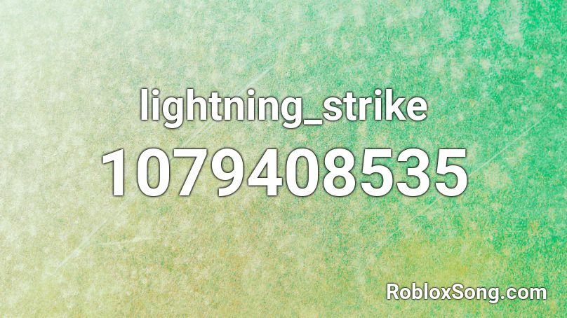 lightning_strike Roblox ID