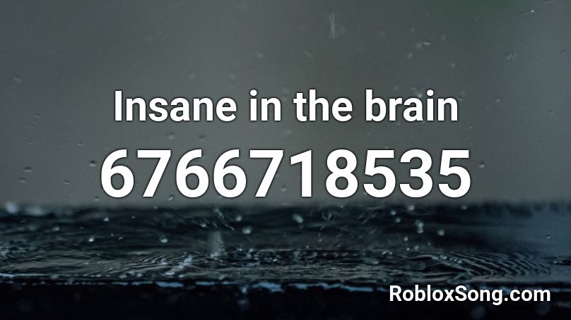 Insane in the brain Roblox ID