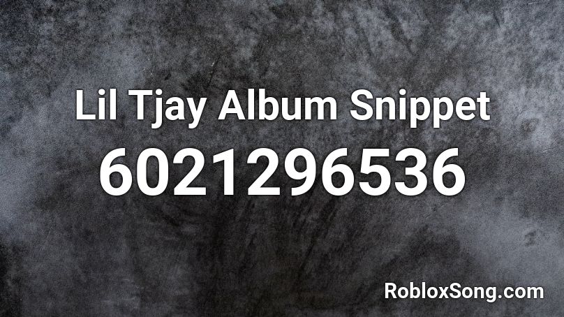 Lil Tjay Album Snippet Roblox Id Roblox Music Codes - lil tjay brothers roblox id