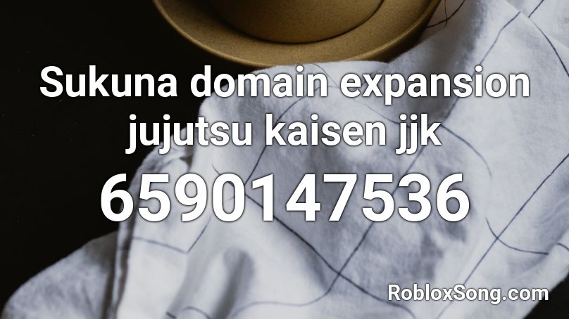Sukuna domain expansion jujutsu kaisen jjk Roblox ID