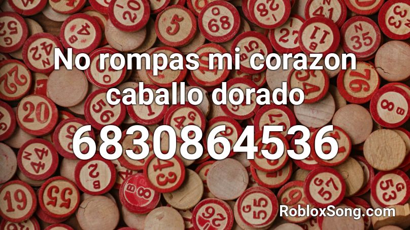 Payaso de Rodeo - Caballo Dorado 🎵 Roblox ID - Roblox music codes