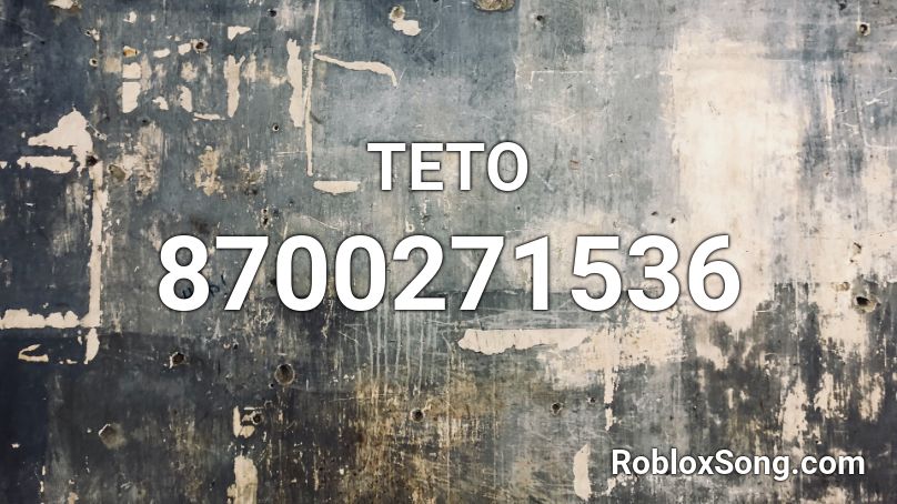 TETO Roblox ID