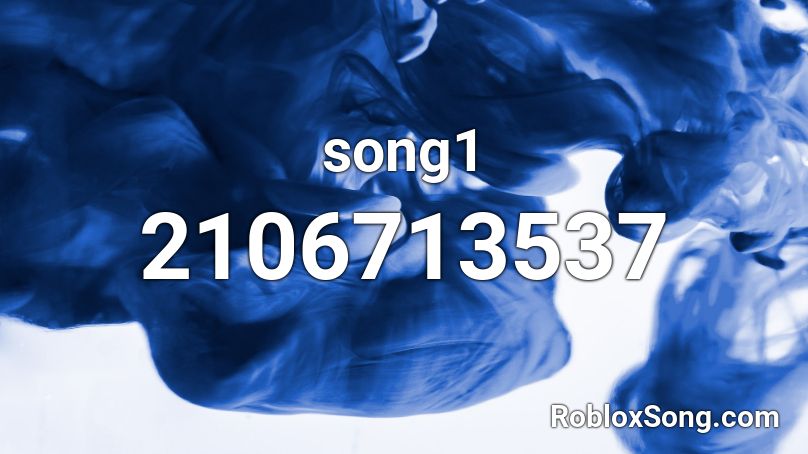 song1 Roblox ID