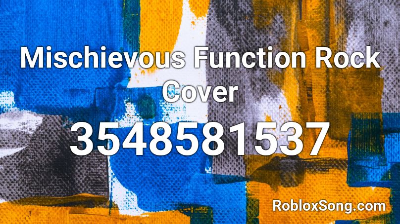 Mischievous Function Rock Cover Roblox ID