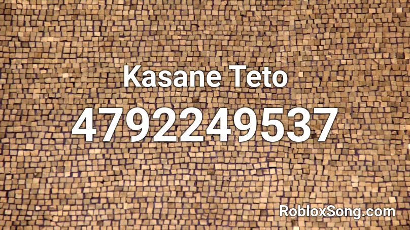 Kasane Teto Roblox ID