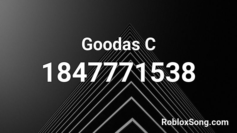 Goodas C Roblox ID