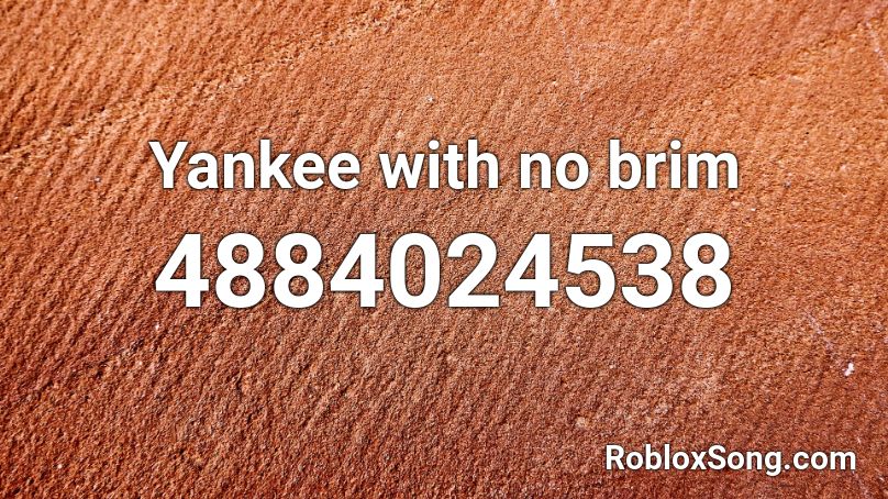 Yankee with no brim Roblox ID