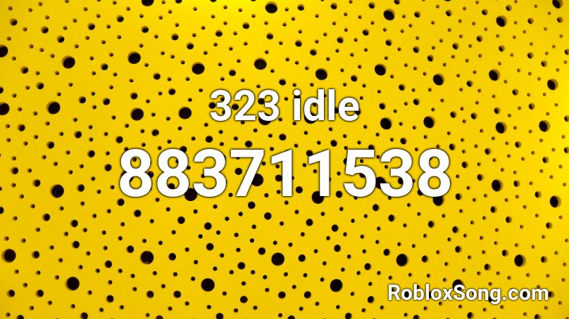 323 idle Roblox ID