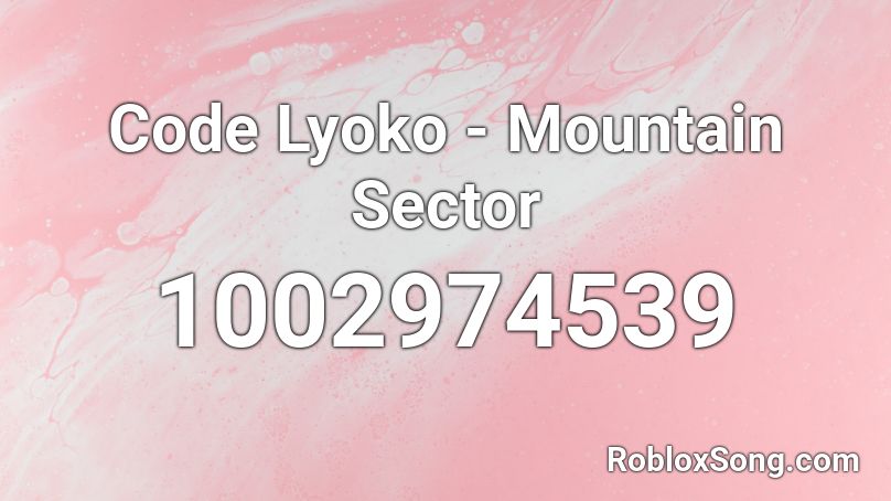 Code Lyoko - Mountain Sector Roblox ID