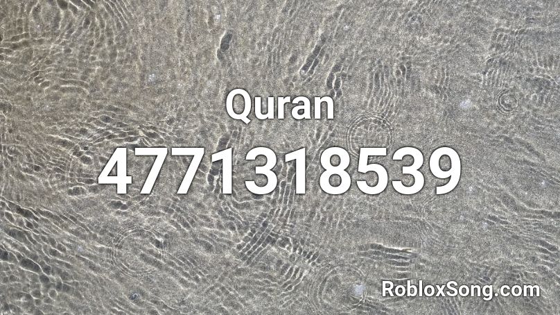 Quran Roblox ID