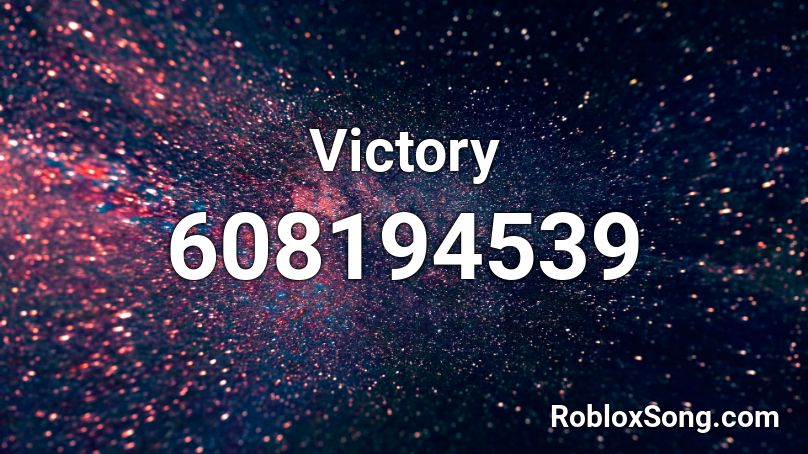 Victory Roblox ID