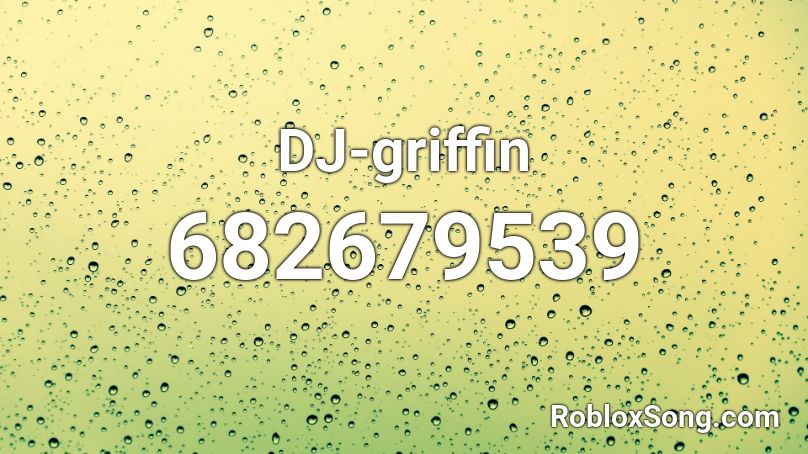 DJ-griffin Roblox ID