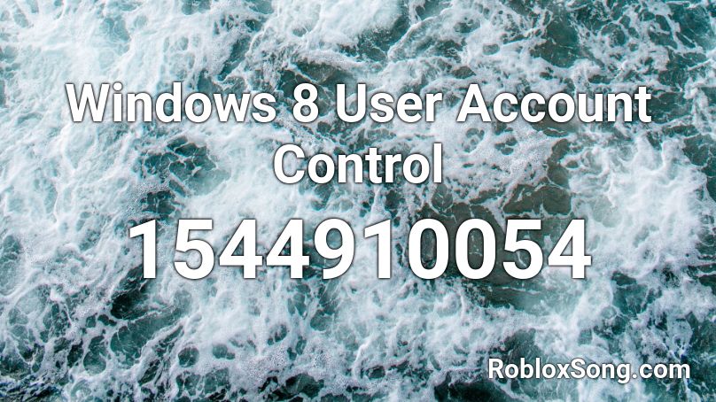 Windows 8 User Account Control Roblox ID