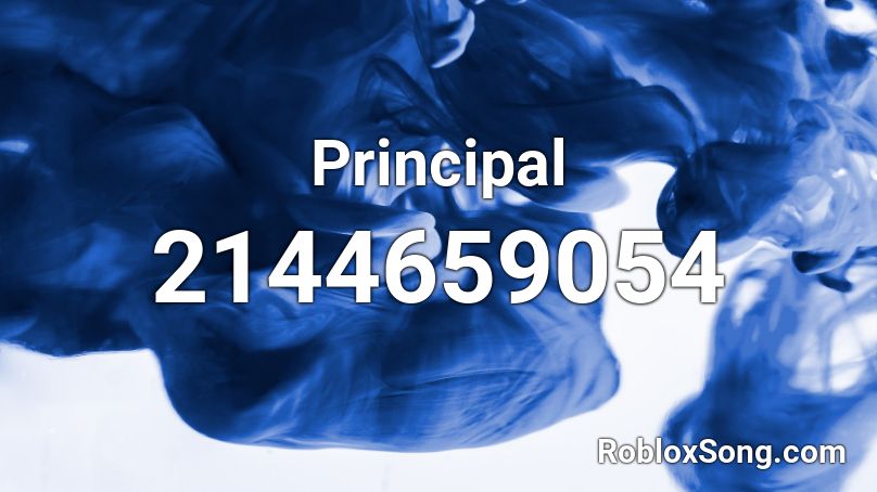 Principal Roblox ID