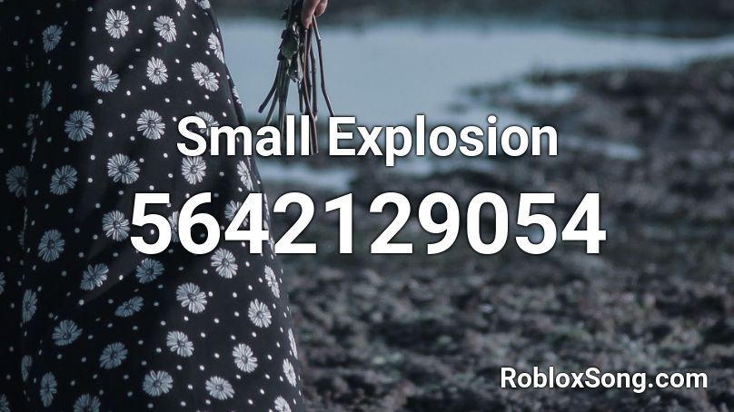 Small Explosion Roblox ID