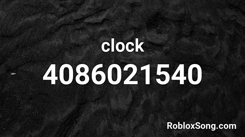 clock Roblox ID