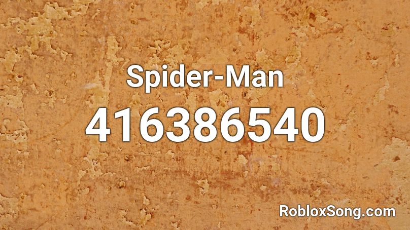 Spider-Man  Roblox ID