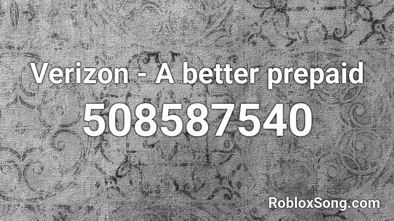 Verizon - A better prepaid Roblox ID