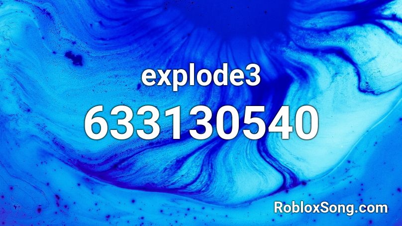 explode3 Roblox ID