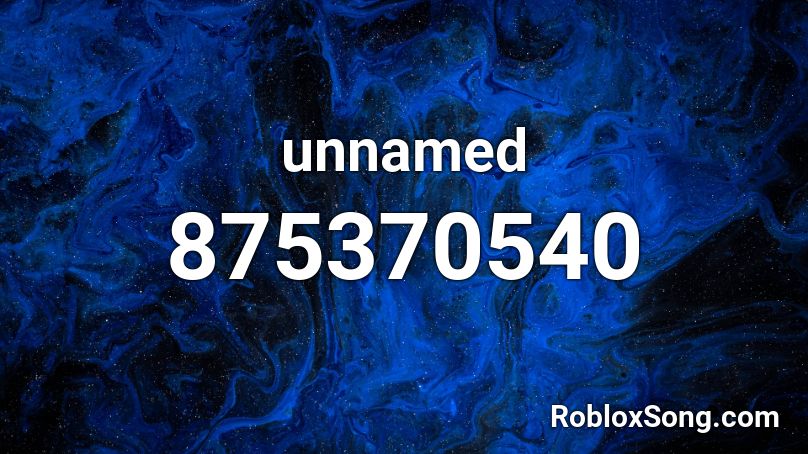 unnamed Roblox ID