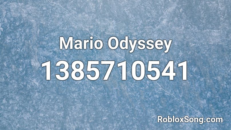Mario Odyssey  Roblox ID