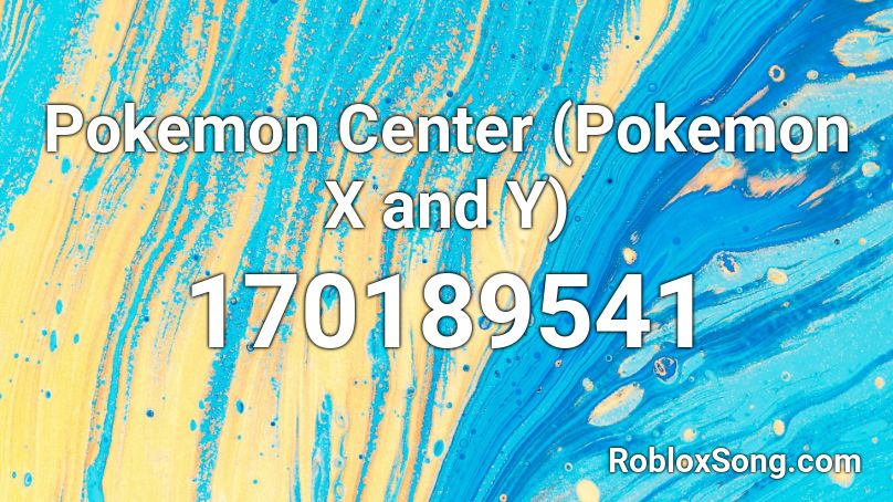 Pokemon Center (Pokemon X and Y) Roblox ID