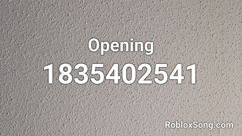 Opening Roblox ID