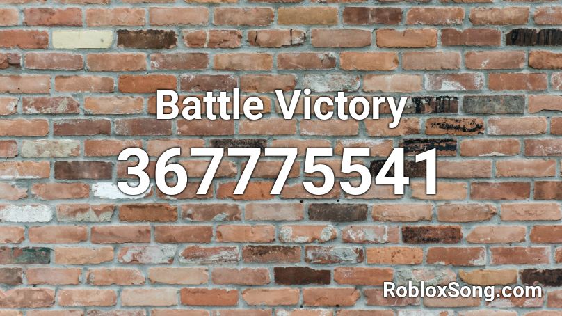 Battle Victory Roblox ID