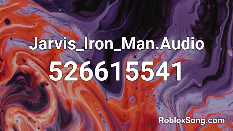 Jarvis_Iron_Man.Audio Roblox ID