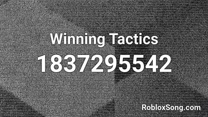 Winning Tactics Roblox ID