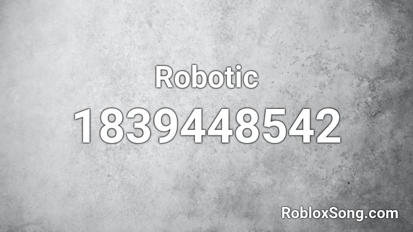 Robotic Roblox ID