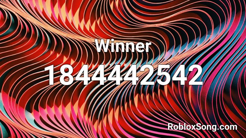 Winner Roblox ID