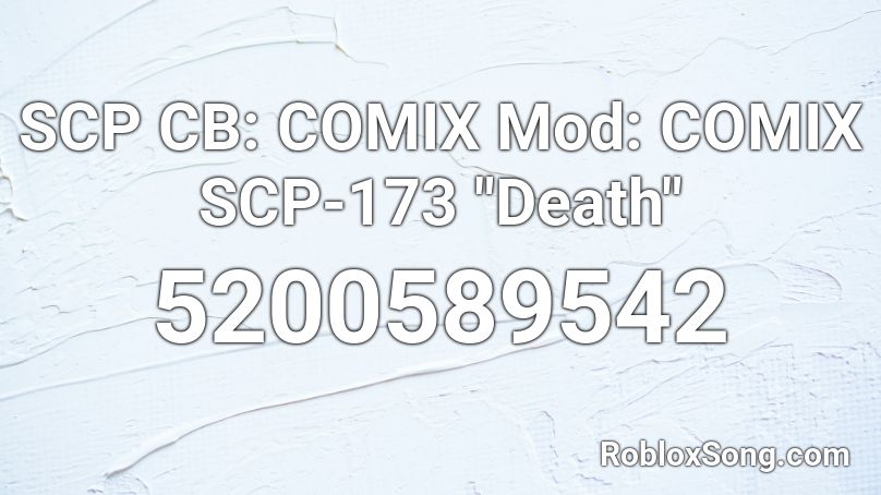SCP CB: COMIX Mod: COMIX SCP-173 