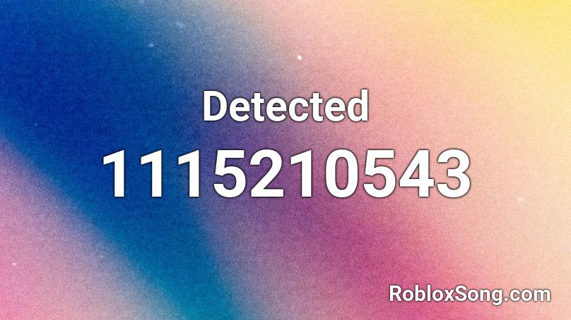 Detected Roblox ID