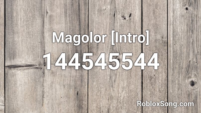 Magolor [Intro] Roblox ID