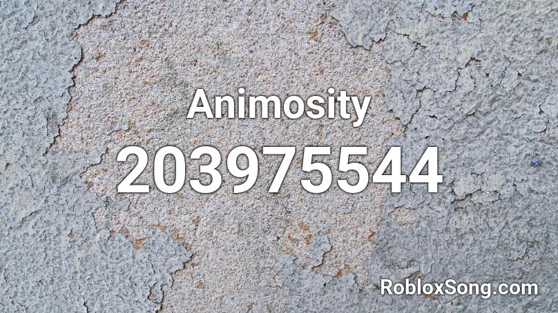 Animosity Roblox ID