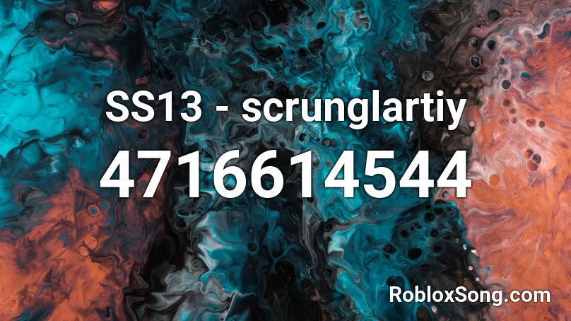 SS13 - scrunglartiy Roblox ID