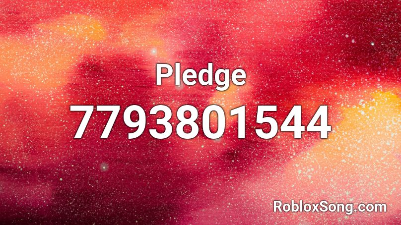 Pledge Roblox ID