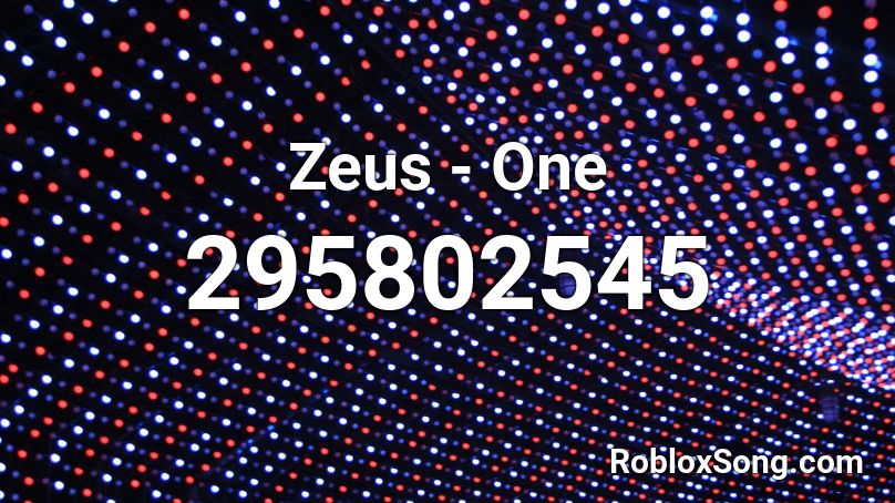Zeus - One Roblox ID