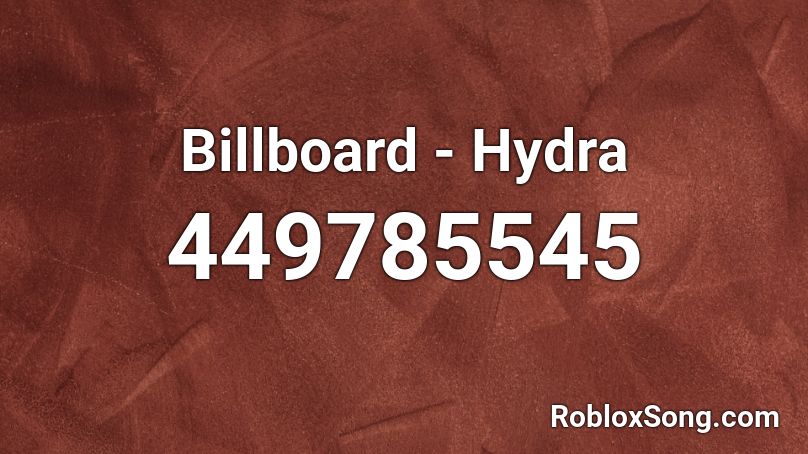 Billboard - Hydra Roblox ID