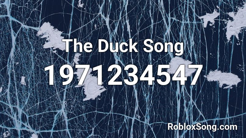 roblox the duck song id