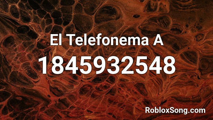 El Telefonema A Roblox ID