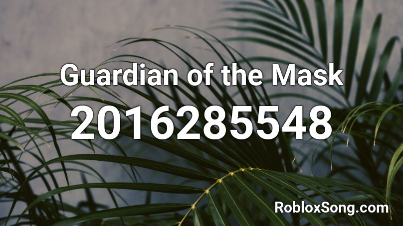Guardian of the Mask Roblox ID