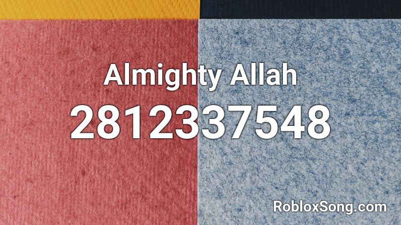 Almighty Allah Roblox ID