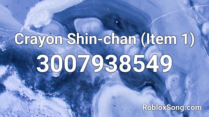 Crayon Shin-chan (Item 1) Roblox ID