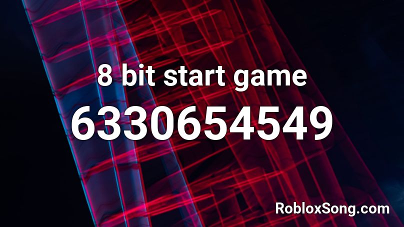8 bit start game Roblox ID